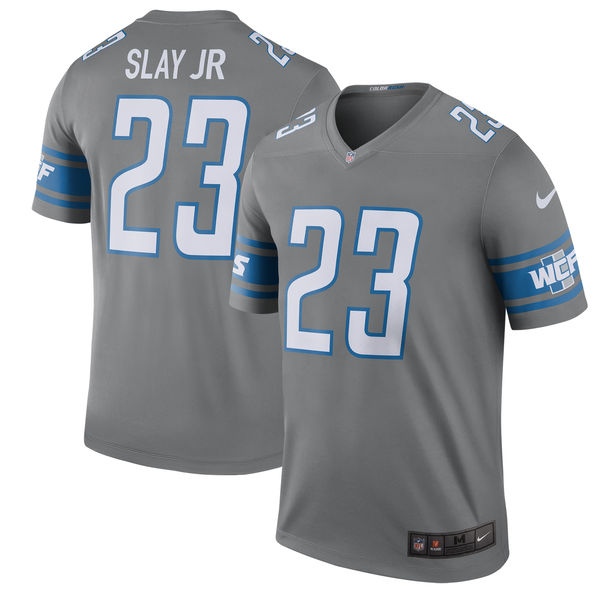 Nike Men's Detroit Lions #23 Darius Slay JR 2017 Color Rush  Limited Legend  NFL Jersey