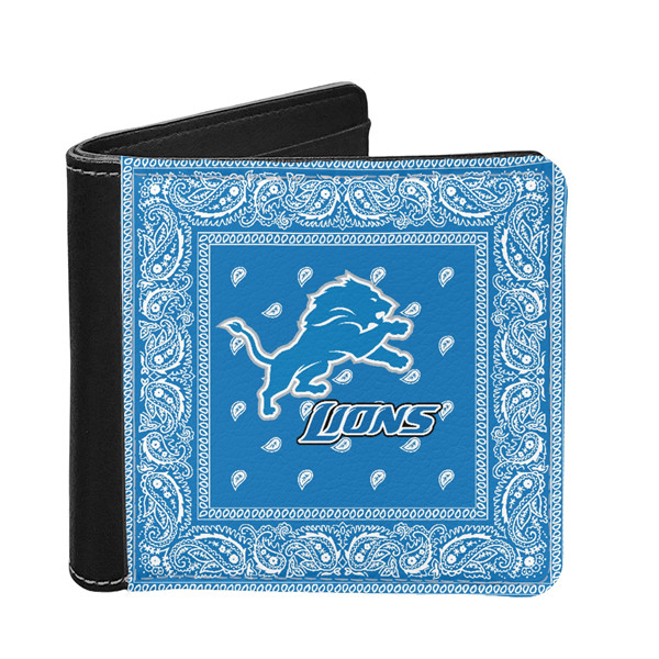 Detroit Lions PU Leather Wallet 001(Pls Check Description For Details)